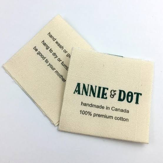 Cotton Labels sample